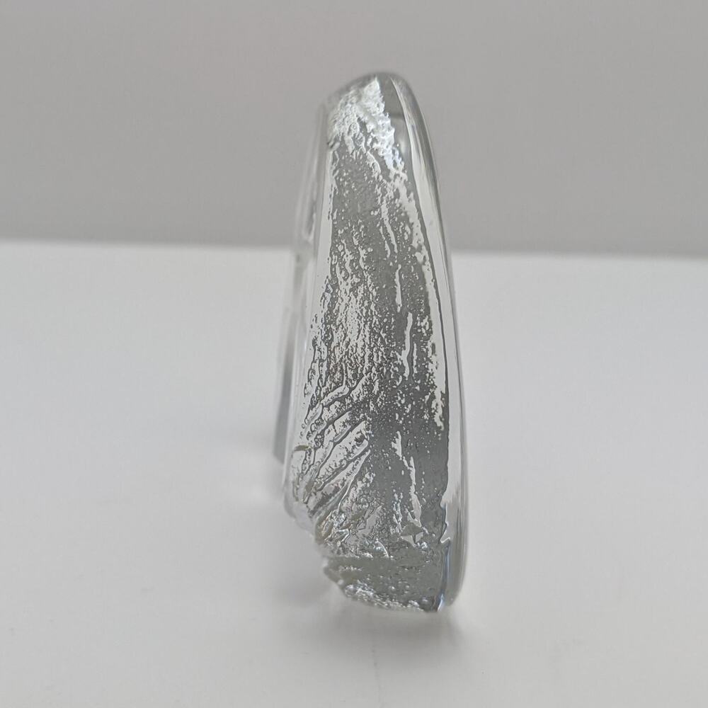 Mats Jonasson Sweden Signed Crystal Rabbit Paperweight Figurine Easter Bunny - Picture 7 of 12